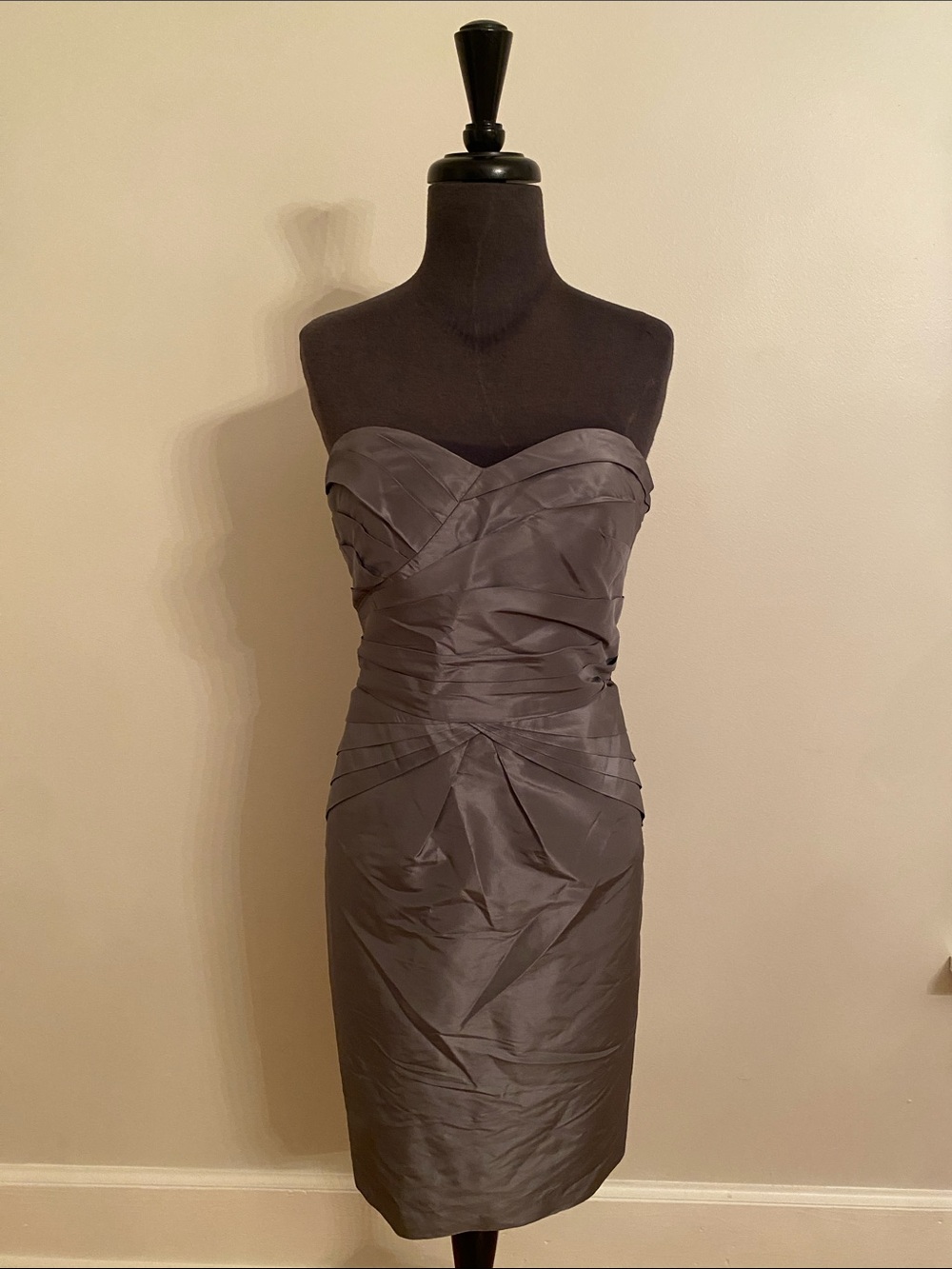 Banana Republic Silk Strapless Cocktail Dress